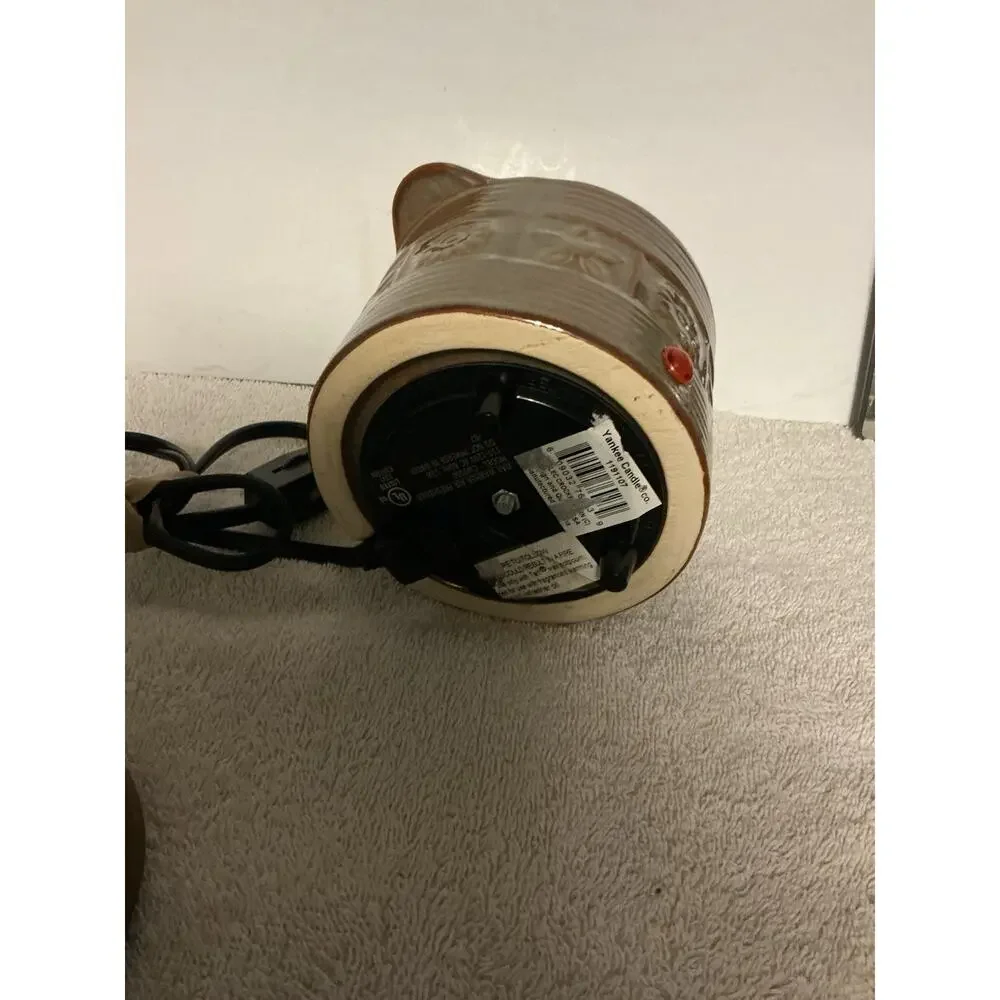 Yankee Candle Ceramic Electric Wax Warmer Brown